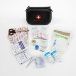 Plastic First Aid Storage Box with essential items