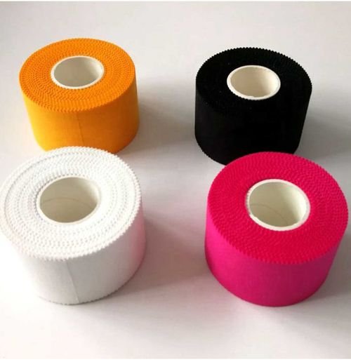 スポーツテープ 足首保護用スポーツ包帯 粘着性のある弾性スキンテープ