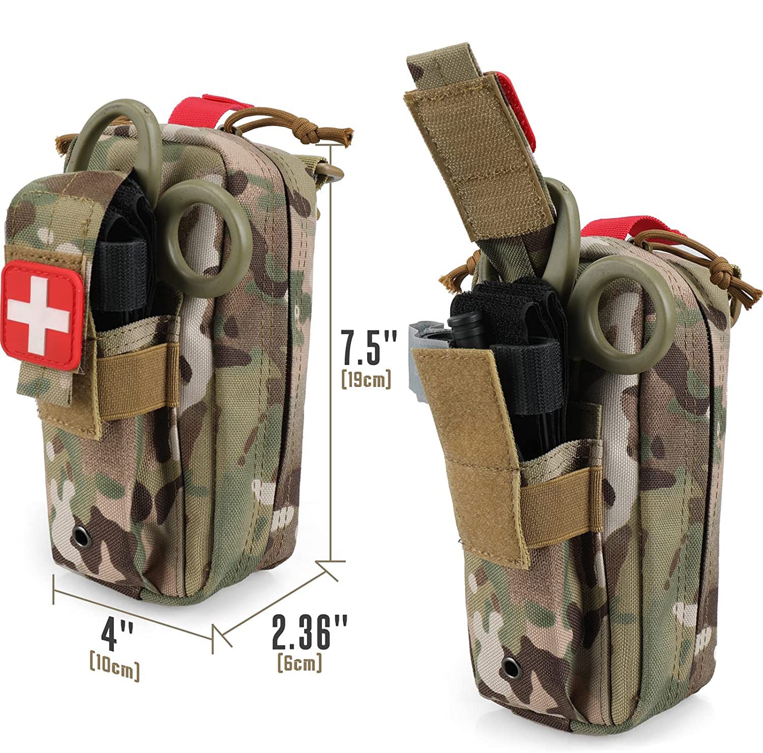 Risen Medical Wholesale Tactical First Aid Kit with Tourniquet size