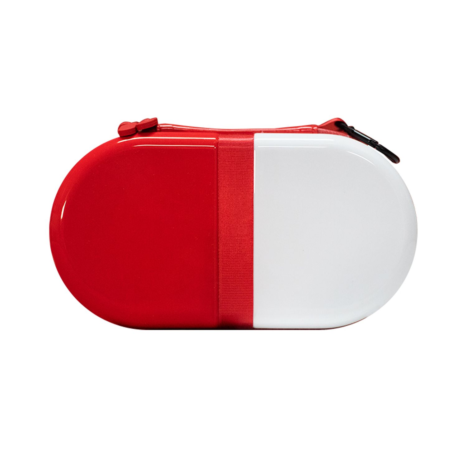 Risen Medical pill shaped waterproof first aid kit box red and white