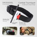 Professional-Grade Trauma First Aid Kit with Tourniquet: Durable Nylon Tactical Gear for Bleeding Control

