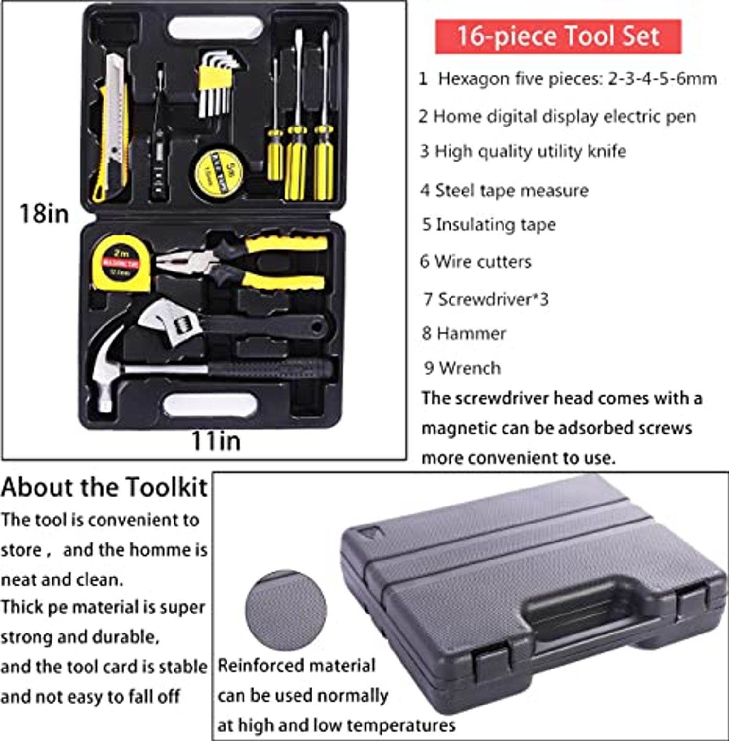 product information of Wholesale Premium Plastic Car Emergency Box Portable for On-the-Go Car Repairs | Direct from Factory Manufacturer 