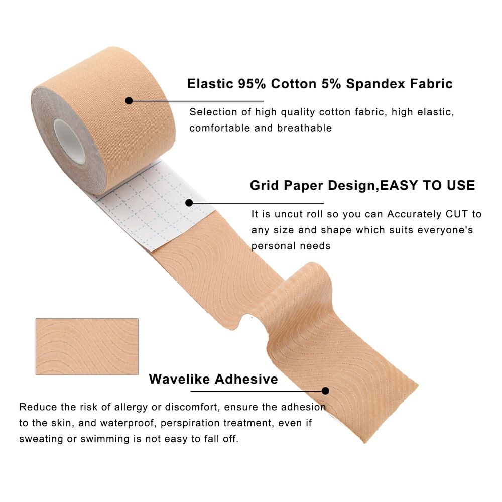 Sports safety therapy muscle Physiotherapy Orthopedics support cotton kinesiology tape Sports muscle bandage