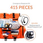 Risen Medical wholesale Large Emergency Bag handheld with 415 pieces medical supplies