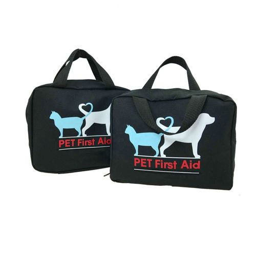 Kit médico portátil multiusos impermeable de primeros auxilios para el cuidado de mascotas para el dueño de una mascota que camina al aire libre en casa