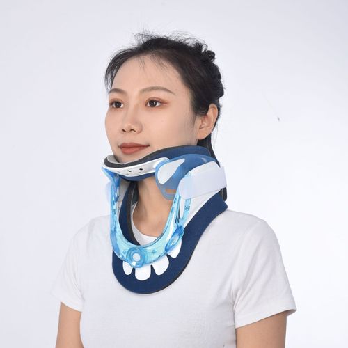 Höhenverstellbare Halskrause aus Polymerkunststoff. Praktisch und tragbar. Feste Halskrause