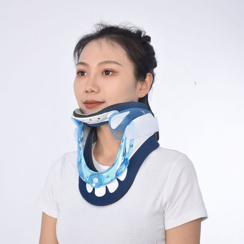 Collier cervical en plastique polymère à hauteur réglable, pratique et portable, collier cervical fixe