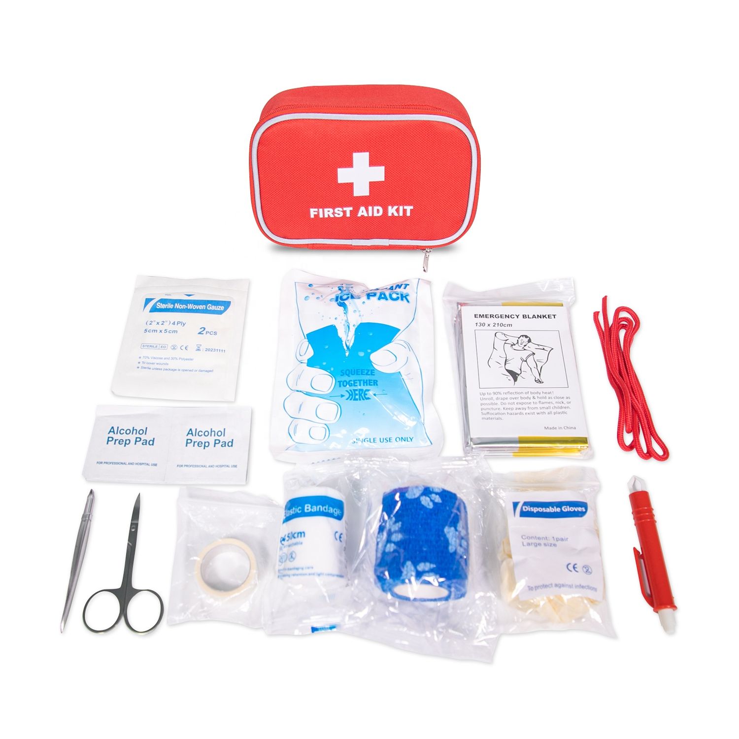 Customized Tiny Cute Pet Essential First Aid Kit for Dogs and Cats