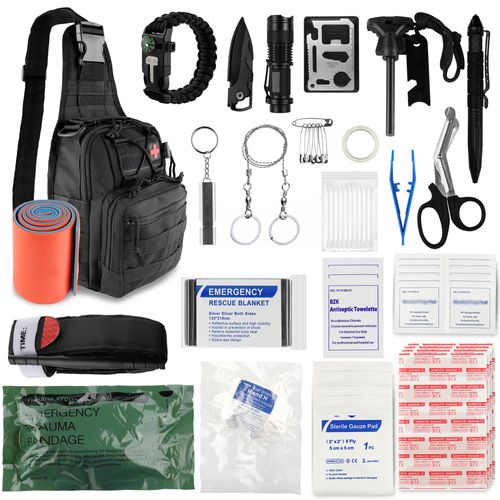 Kit de survie OEM pour le camping en plein air, équipement d&#39;urgence