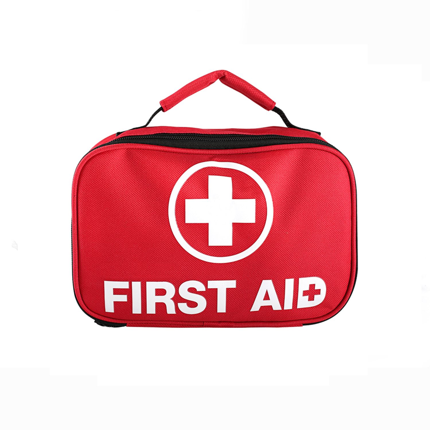 show of 2-In-1 Zip Up Portable First Aid Kit with Custom Logo 
