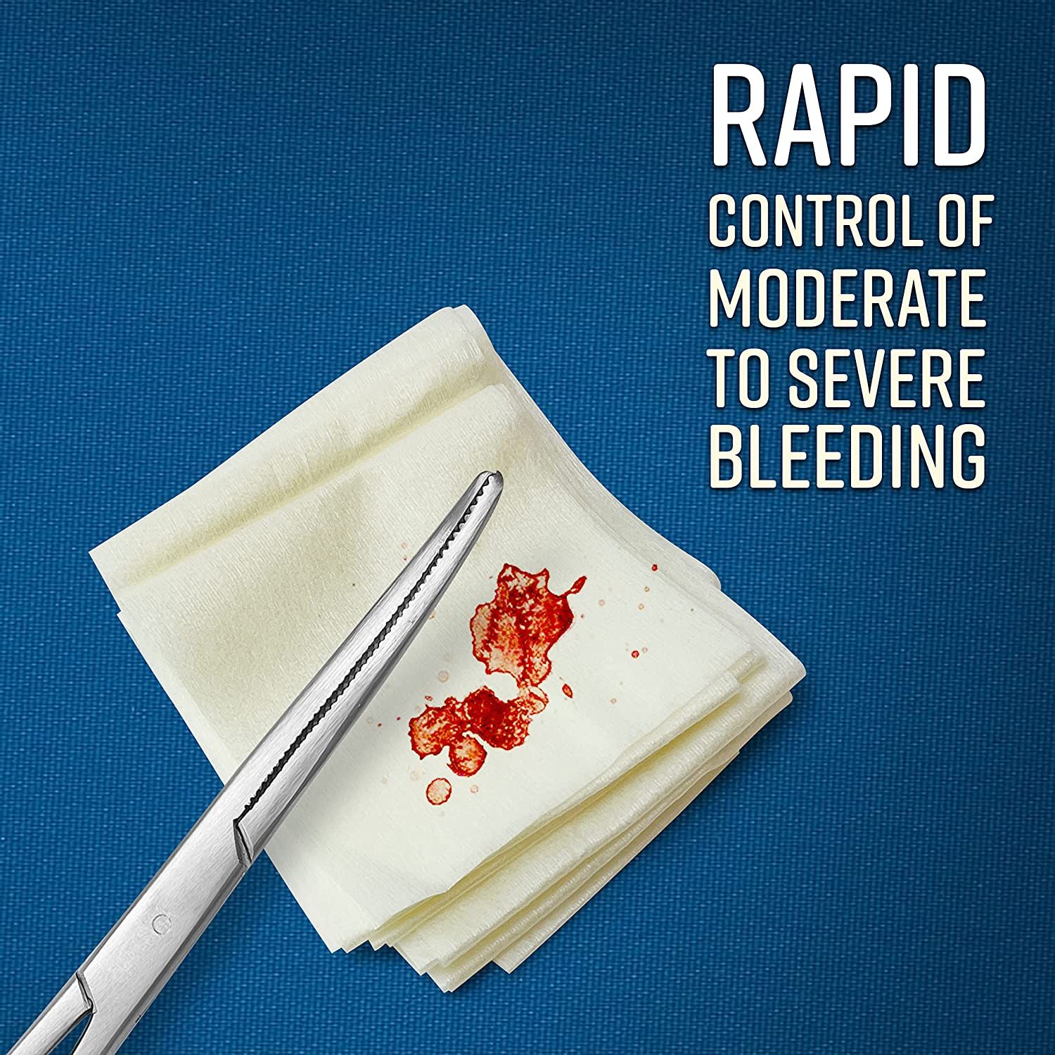 Risen Medical bloodstop hemostatic gauze pads wholesale for rapid controlling of moderate to sever bleeding