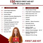 contents of Small Rugby First Aid Kit for On-the-Go Guard and Travel