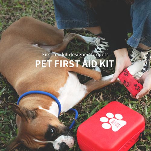 2024 Amaon Hot Selling Veternary Emergency Compact Pet First Aid Kit Eco Wholesale Eva Bag For Dog Cat Outdoor Camping Survival
