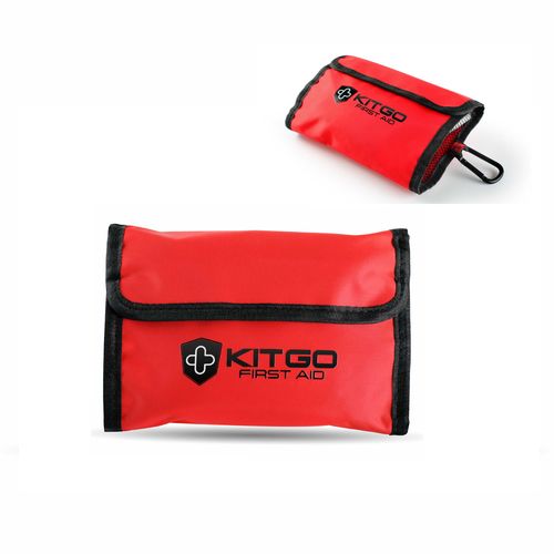 Kit pliant en gros 101 pièces équipement d&#39;urgence appliquer Mini Logo personnalisé extérieur trousse de premiers soins de Camping individuelle étanche