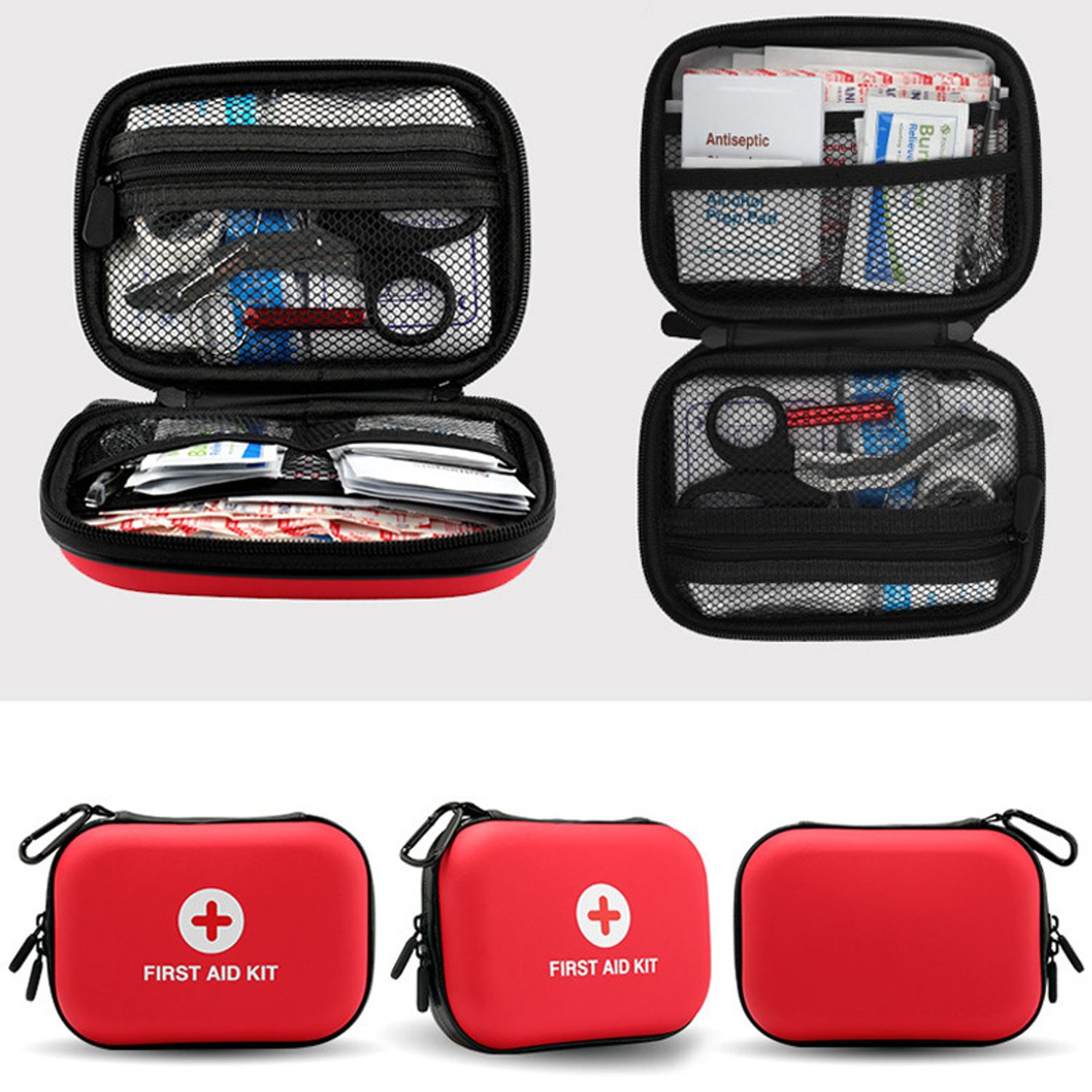 inside of Portable Mini EVA Waterproof First Aid Box | Custom Items, OEM&ODM, Low MOQ - Buy Now
