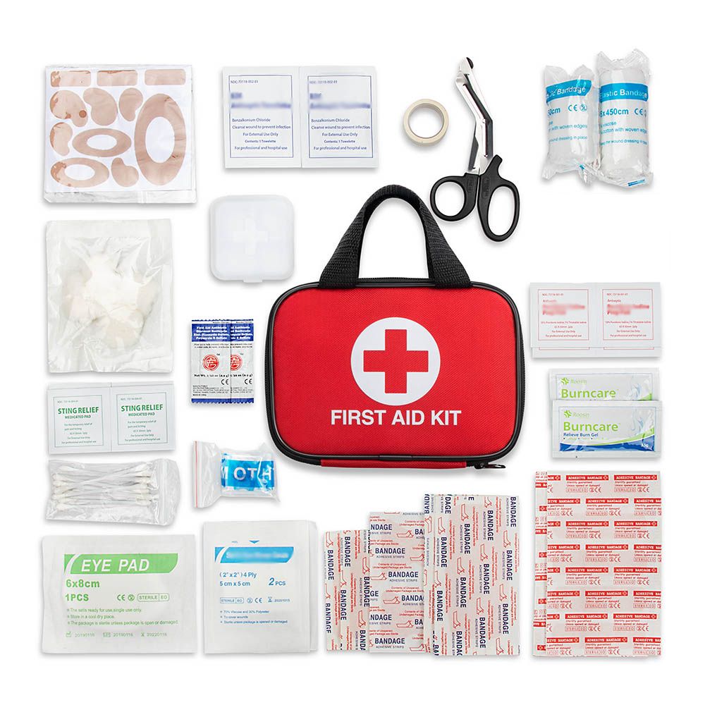 Oem Medical Supplies Portable Nylon Waterproof Survival Emergency Kids School Outdoor Home First Aid Kit Bag Or Full Equipments