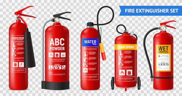 Fire Extinguisher and Tools