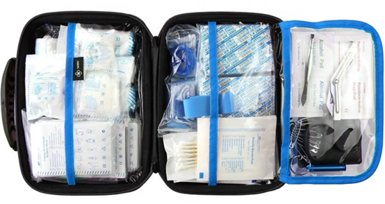 CE-certified portable waterproof camping first aid kit