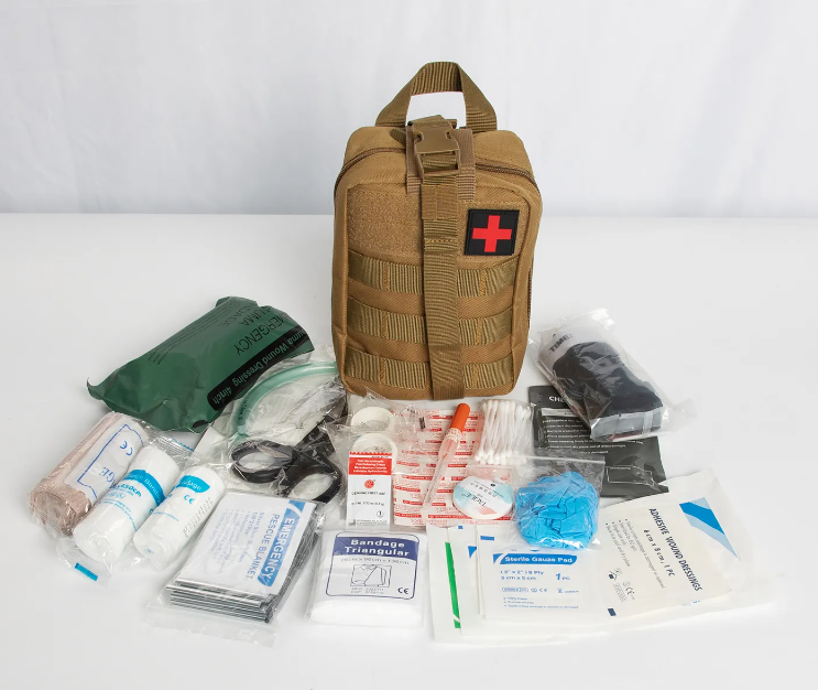 High-Performance Military Kit: Waterproof Material | Factory-Made Tactical Trauma Kit to Stop Bleeding