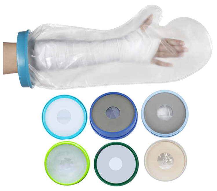 Protective waterproof cover for postoperative injuries Arm and hand waterproof gloves