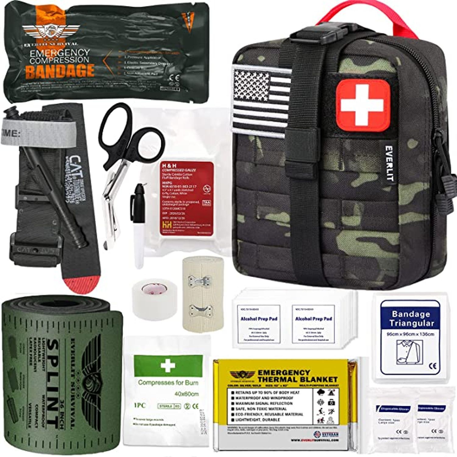 High-Quality Nylon IFAK Tactical Kit: Essential Manufacturer-Made Tactical Gear to Stop Bleeding