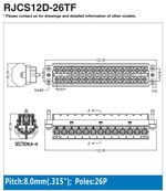 SZOMK 16 Pin Heavy Duty Connector injection molding drawing