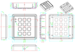 SZOMK Plastic Control Panel Box Design for Wi-Fi Room Energy Management System