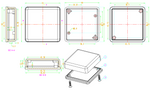 Plastic Media Enclosure Injection molding Design for dreampad bluetooth receiver