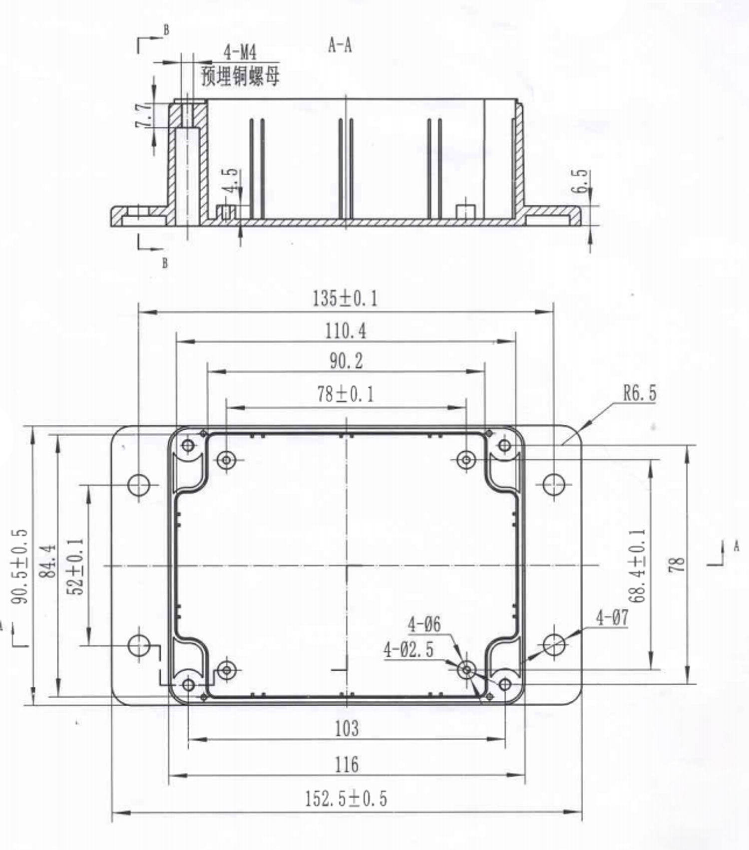 SZOMK Humidity device enclosures plastic injection mold design drawing