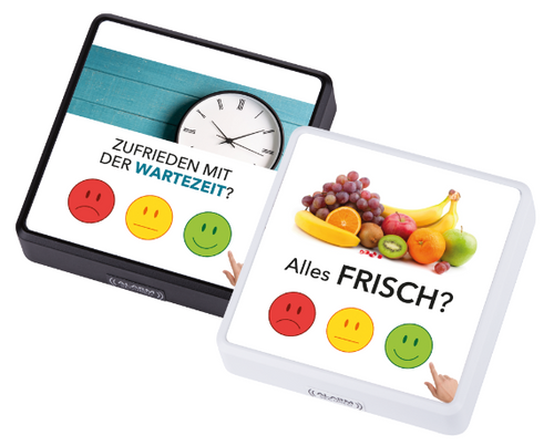 Kunststoff-Panel-Gehäuse für Restaurant-Feedback-System