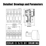 SZOMK Terminal Block Connectors detailed drawings and parameters