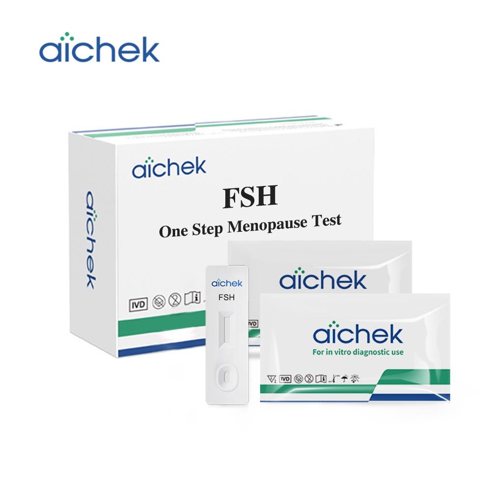 Teste de hormônio AICHEK FSH para tira/dispositivo feminino (urina)