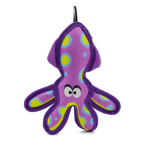 Ocean Series Tough Strong Cute Octopus Stuffed Squeaky Chew Funny Toy For Dogs