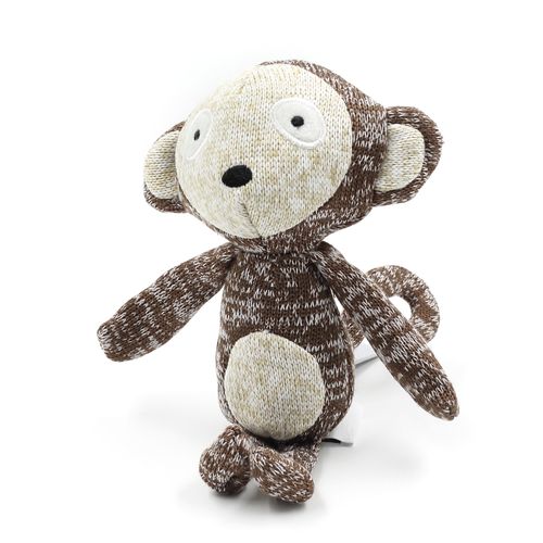 Monkey Durable Plush Stuffed Squeaky Chew Dog Luxury Toys