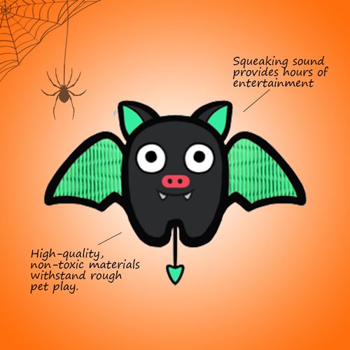 Personalized Halloween Dog Toy: Squeaky Plush Fun for Your Canine Companion