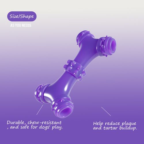 Squeaky Dog Toy: Custom Multifunction TPR Rubber Design