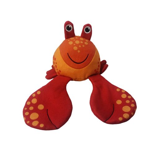 Cleaning Teeth Interactive Soft Plush Crab Squeaky Plush Dog Toy