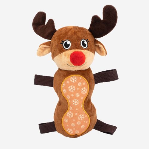 Christmas Cheer Squeaky Plush Dog Toys - Interactive and Durable Fun for Small to Medium Dogs