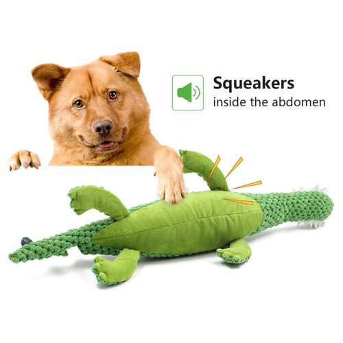 Personalisiertes, individuelles Plüschtier, Kuscheltier, Haustier-Plüschspielzeug, bequemes, nachhaltiges Krokodil-Hundespielzeug
