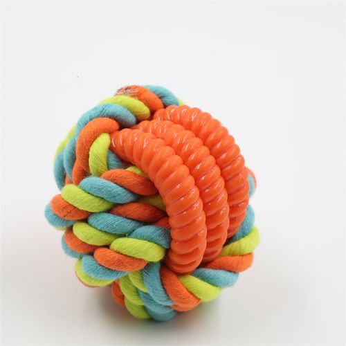 Non-toxic Tpr Dog Ball Rope Dog Chew Pet Toy