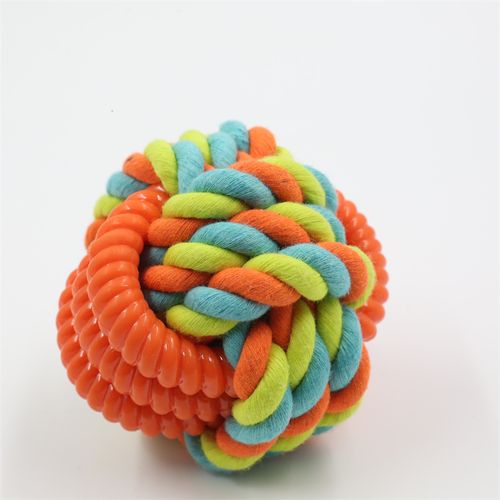 Non-toxic Tpr Dog Ball Rope Dog Chew Pet Toy