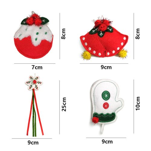 Flauschiges Schneeball-Schneeflocken-Spielzeugset aus weichem Plüsch mit Crinkle-Katzenminze für Katzen