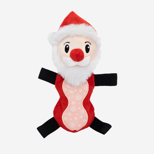 Engaging and Sturdy Christmas Plush Dog Squeaky Toys - Perfect for Small and Medium Dogs!