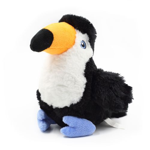 Bird Shape Designer Soft Plush Stuffed Squeaky Dog Chew Toy