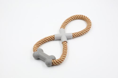 Interactive Rope and Tpr Dog Chew Tug Toy