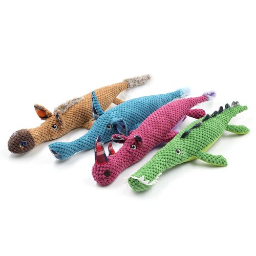 Personalized Custom Plush Toy Stuffed Animal Pet Plush Toys Comfy Sustainable Crocodile Dog Toy