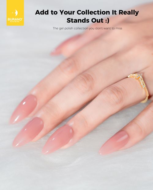 BURANO Gel Nail Polish-Jelly Nude HK09