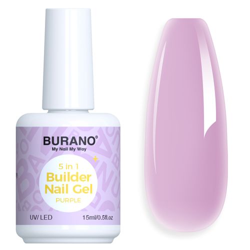 BURANO 5 in 1 Builder Nail Gel-Purple