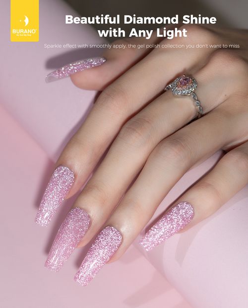 BURANO Reflective Glitter Gel Polish-S5+S21