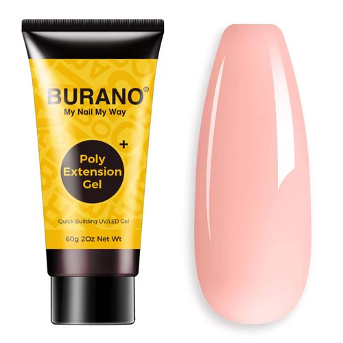 BURANO Poly Nail Extension Gel 60g-Pink